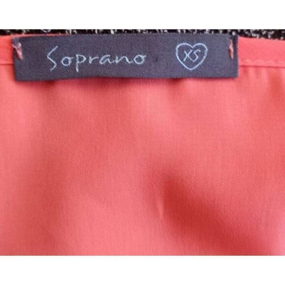 SOPRANO DK BLUE & CORAL DRESS SZ.XS EUC - Picture 6 of 7